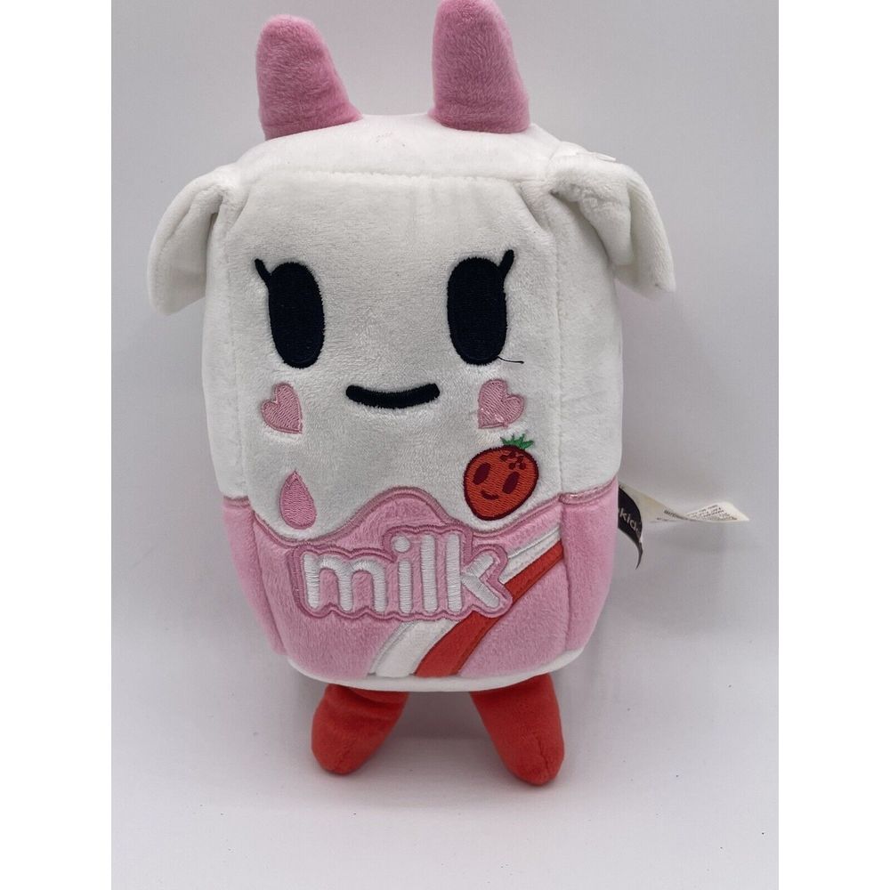 9" Tokidoki Moofia‎ Strawberry Milk  Kawaii Soft Plush Stuffed Pink